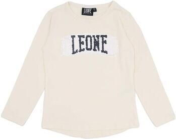 Leone 1947 T-Shirt Lange Mouw Girl Long Sleeves Sequins Super Grey