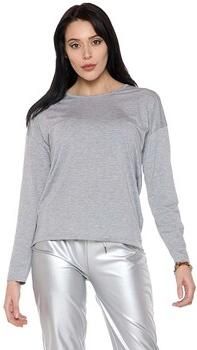 Leone 1947 T-Shirt Lange Mouw Woman Long Sleeves Pearl