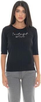 Leone 1947 T-Shirt Lange Mouw Woman Short Sleeves Braid