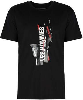 Les Hommes T-shirt Korte Mouw LJT224-710P | Logo