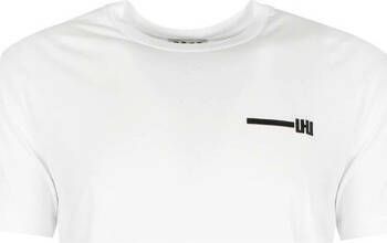 Les Hommes T-shirt Korte Mouw UHT214 700P | Typography T-Shirt