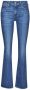 Levi's 712 high waist slim fit jeans medium blue denim - Thumbnail 4