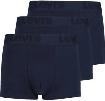 Levi's Boxers Levis Boxershorts 3-Pack Uni Donkerblauw