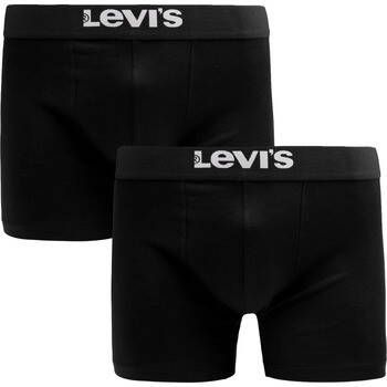 Levi's Boxers Levis Brief Boxershorts 2-Pack Zwart