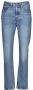 Levi's Blauwe effen dames jeans met ritssluiting en knoopsluiting Blue Dames - Thumbnail 4