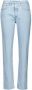 Levi's Blauwe effen dames jeans met ritssluiting en knoopsluiting Blue Dames - Thumbnail 4