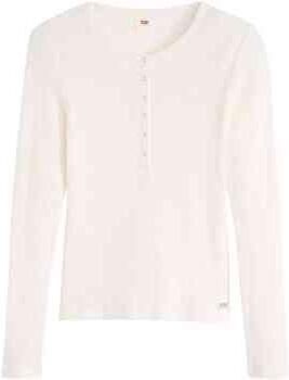 Levi's Shirt met lange mouwen DRY GOODS HENLEY Met wafelstructuur patroon