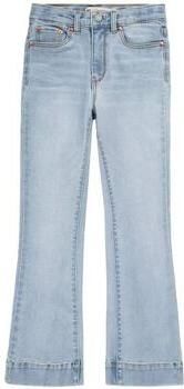 Levi's Kids flared high waist jeans light blue denim