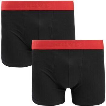 Levi's Boxers Levis Brief Boxershorts 2-Pack Zwart