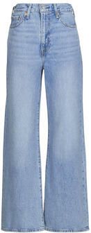 Levi's Ribcage high waist wide leg jeans light blue denim - Foto 4