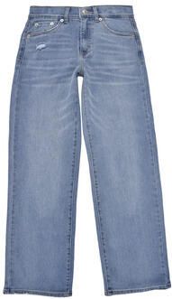 Levis Levi's Kids wide leg jeans DIG IT Blauw Meisjes Stretchdenim Effen 140 - Foto 13