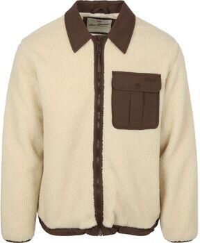 Levi's Fleece Jack Levis Sherpa Jas Fleece Ecru