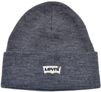 Levi's Grijze Acryl Hoeden & Mutsen Geborduurd Logo Gray Unisex - Foto 2