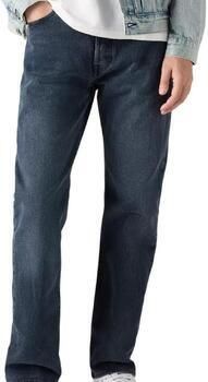 Levi's Straight leg jeans in 5-pocketmodel model '501 BLUE BLACK STRETCH'