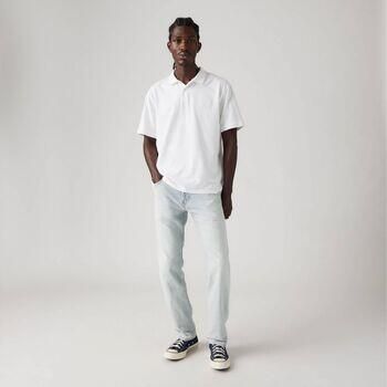 Levi's tapered fit jeans van mix van katoen en linnen model '502 ' - Foto 5