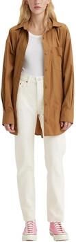 Levi's Hoge taille rechte pijp jeans White Dames - Foto 5