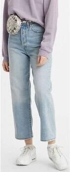 Levi's ribcage high waist straight fit jeans middle road - Foto 9