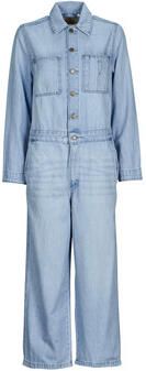 Levi's Jumpsuit met platte kraag en knoopsluiting