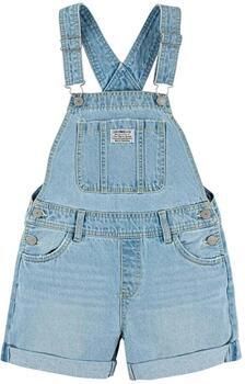 Levi's Kids tuinbroek light blue denim
