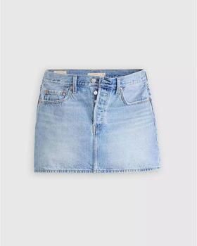 Levi's Korte rokken Levis A4694-0082 ICON SKIRT-ALIGNED SMOKE