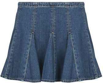 Levi's mini-jeansrok van mix van katoen en lyocell model 'GODET'