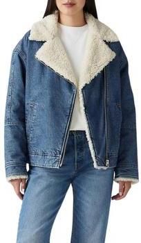Levi's Sherpa Flight Jacket Blue Dames - Foto 5