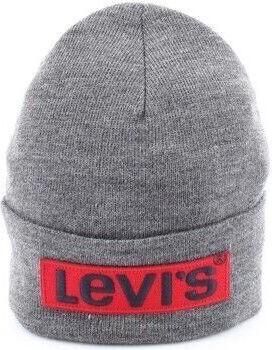 Levi's Muts Levis 230764 00011 TAB BEANIE-055 MEDIUM GREY - Foto 1