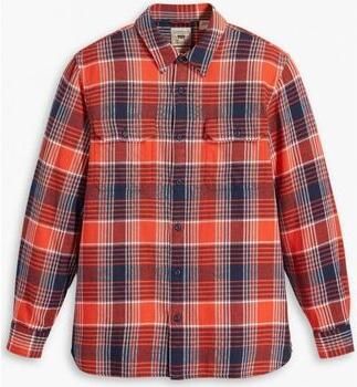 Levi's Overhemd Lange Mouw Levis 19573 0191 JACKSON-GUNNAR PLAID RHYTHMIC RED - Foto 3