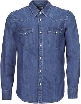 Levi's Heren Denim Overhemd met Klassieke Kraag en Lange Mouwen Blauw Heren - Foto 7
