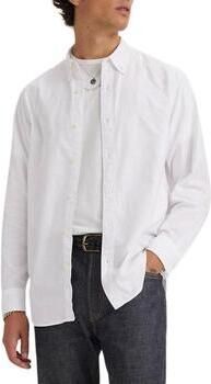 Levi's Overhemd met lange mouwen AUTHENTIC BUTTON DOWN met ton-in-ton logo-borduursel op de borst