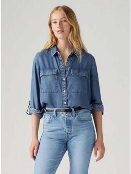 Levi's Jeans blouse DOREEN UTILITY SHIRT DA met borstzakken en van lyocell