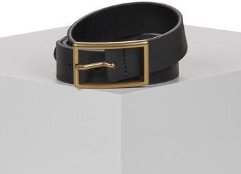 Levi's Leren riem RECTANGLE BELT met goudkleurige sluiting en logoprint - Foto 4