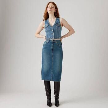 Levi's Rok Levis 001VH 0006 HR BACK SLIT-REVIEW TIME - Foto 7
