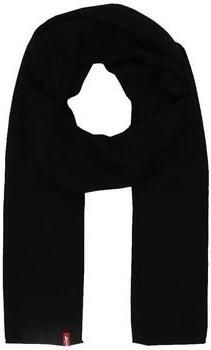 Levi's Stijlvol Zwart Acryl Logo Sjaal Black Heren - Foto 3