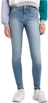 Levi's Skinny fit jeans met gerafelde boorden model '710'
