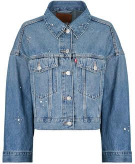 Levi's 300 Loose fit jeansjack van zuivere katoen model 'LOOSE CROP TRUCKER' - Foto 4
