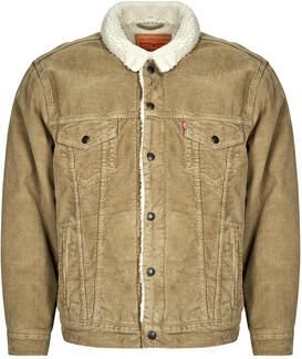Levi's Trainingsjack Levis Sherpa Jas Corduroy Beige
