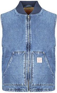 Levi's regular fit bodywarmer in denim-look model 'Sansome' - Foto 3