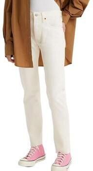 Levi's Hoge taille rechte pijp jeans White Dames - Foto 9