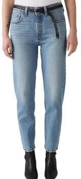 Levi's Straight fit jeans met steekzakken model '501 CROP' - Foto 5