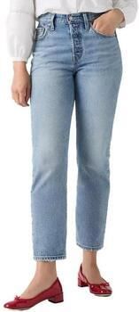Levi's Straight Jeans Levis Cropped Lightweight Med Indig