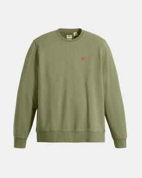 Levi's Sweater Levis 35909 0058 NEW ORIGINAL CREW-MOSS OLIVE - Foto 7