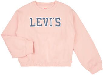 Levi's Kids sweater ELASTIC met tekst lichtroze