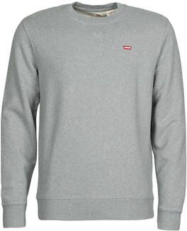 Levi's Grijze Katoenen Trui Lange Mouwen Ronde Hals Logo Gray Heren - Foto 7
