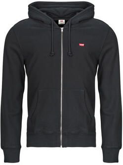 Levi's Capuchonsweatvest NEW ORIGINAL ZIP UP met logo-borduring en kangoeroezak