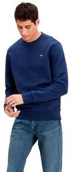 Levi's Blauwe Katoenen Trui Langemouw Ronde Hals Logo Sweatshirt Blue Heren - Foto 13