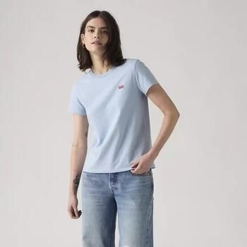 LEVI'S Dames Tops & T-shirts Perfect Tee Cotton Lichtblauw - Foto 11