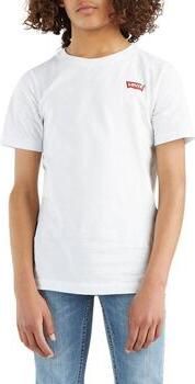 Levis Levi's Kids T-shirt BATWING CHEST HIT wit Meisjes Katoen Ronde hals Effen 104 - Foto 12