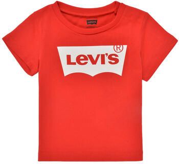 Levis Levi's Kids T-shirt Batwing met logo rood Katoen Ronde hals 68 - Foto 2