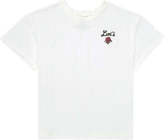 Levi's T-shirt Korte Mouw Levis LVG OVERSIZED LEVIS ROSE TEE